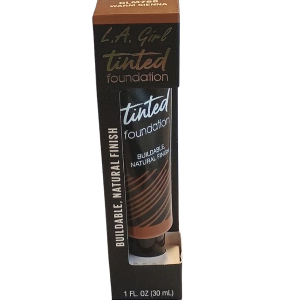 3/$12 LA Girl Tinted Foundation, Warm Sienna